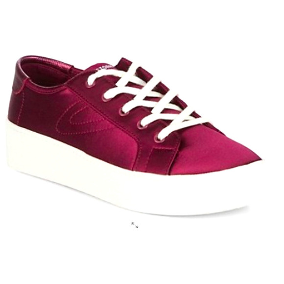 TRETORN BLAIRE BOLD lll SATIN SNEAKERS OXFORD WINE - Picture 1 of 6